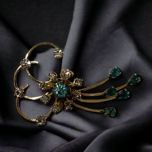 Vintage Flower Brooch MCM